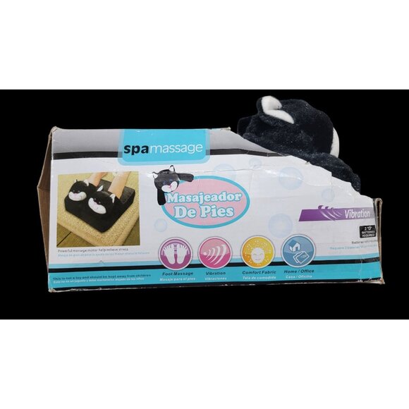 Spa Massage Cat Foot Massager With Vibration & Comfort Fabric For Home/Office Us - Picture 6 of 6